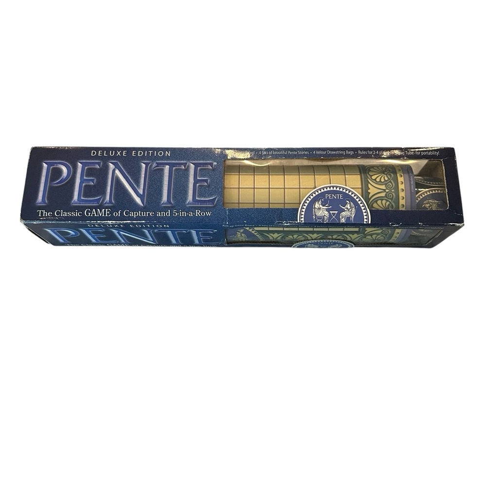 Pente Deluxe Edition Game with Padded Roll Up Portable Travel Board Vintage 2005